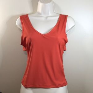 🧡Zyia 🧡….Women’s Large…Burnt Orange Ribbed Active/Workout Top!